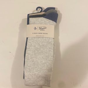 penguin socks. Pack of three
